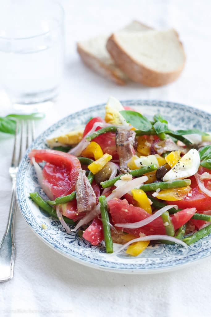 cundigiun: the Italian Riviera tomato salad from asmallkitcheningenoa