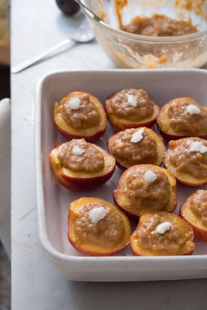 Liguria bakes stuffed peaches _ pesche ripiene al forno